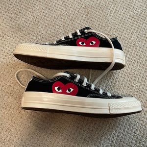 EUC Commes de Garçons play chuck taylors